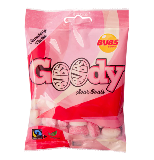 BUBS Strawberry Vanilla Ovals Mini 90g