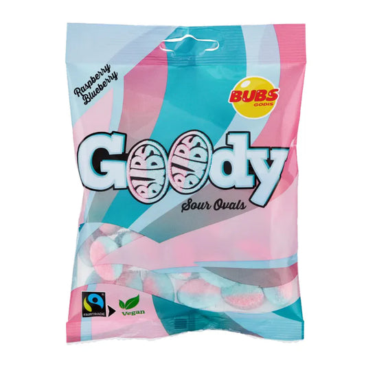 BUBS Raspberry Blueberry Ovals Mini 90g